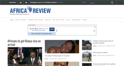 Desktop Screenshot of africareview.com