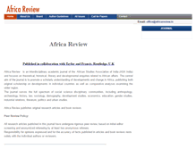 Tablet Screenshot of africareview.in